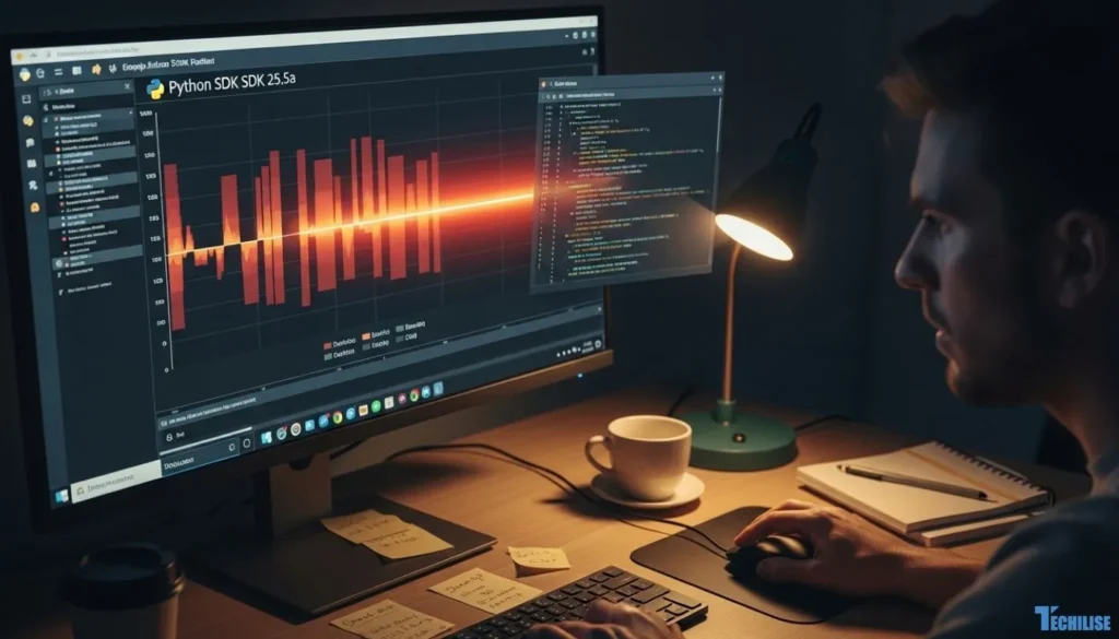 Identifying Python SDK 25.5a burn lag using Profiling