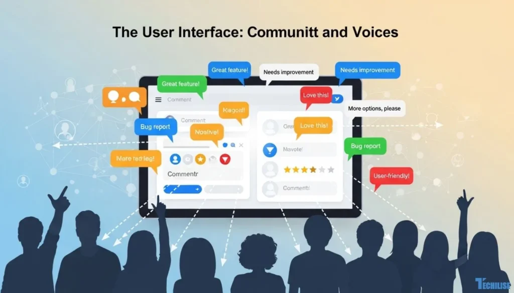 The User Interface: Community Feedback and Voices